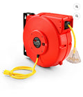 ReelWorks 80 ft Retractable Extension Cord Reel – 12 AWG, Triple Outlet image 0