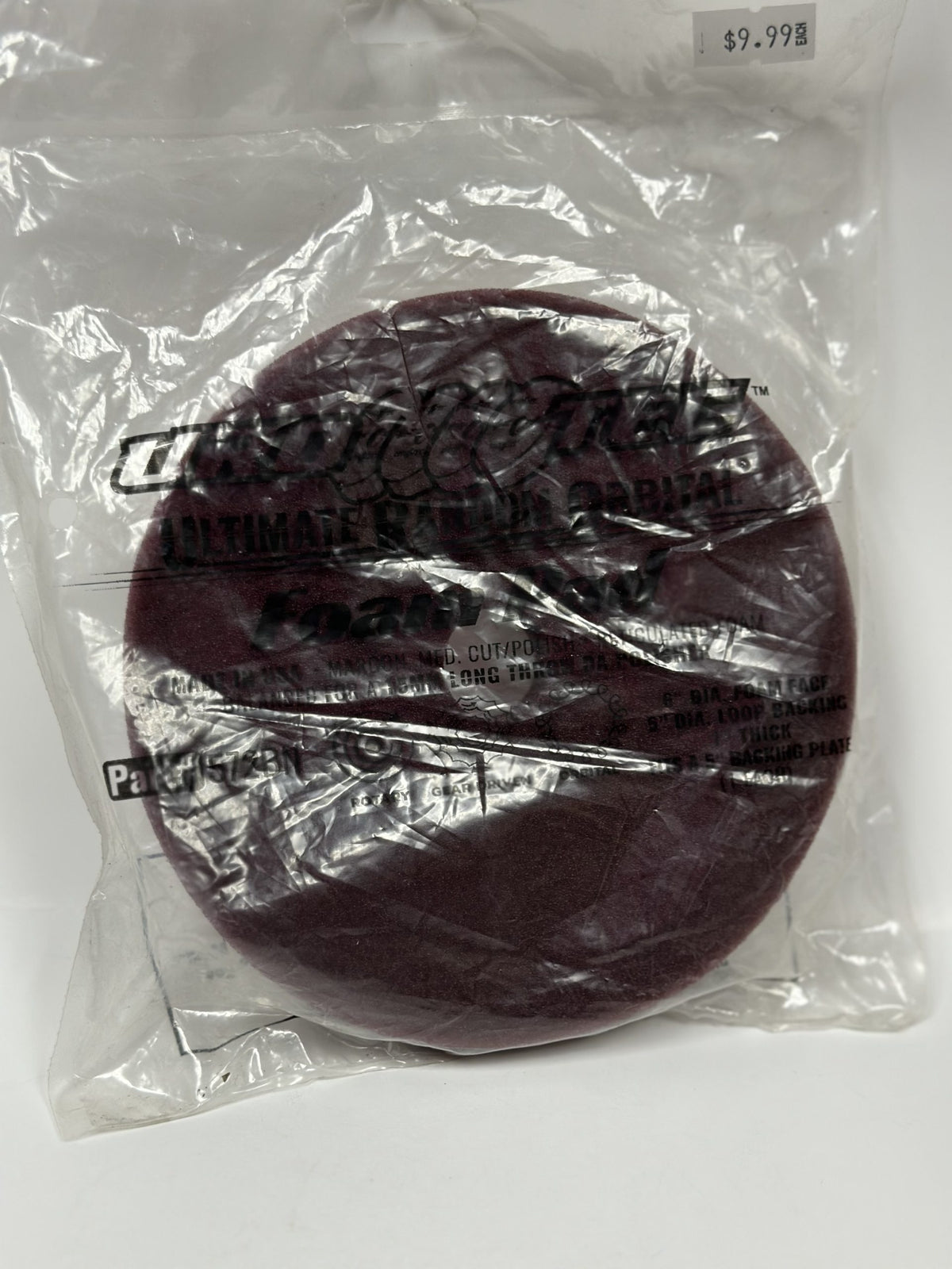 Buff and Shine URO-TEC Red Foam Pad – 5″ image 0