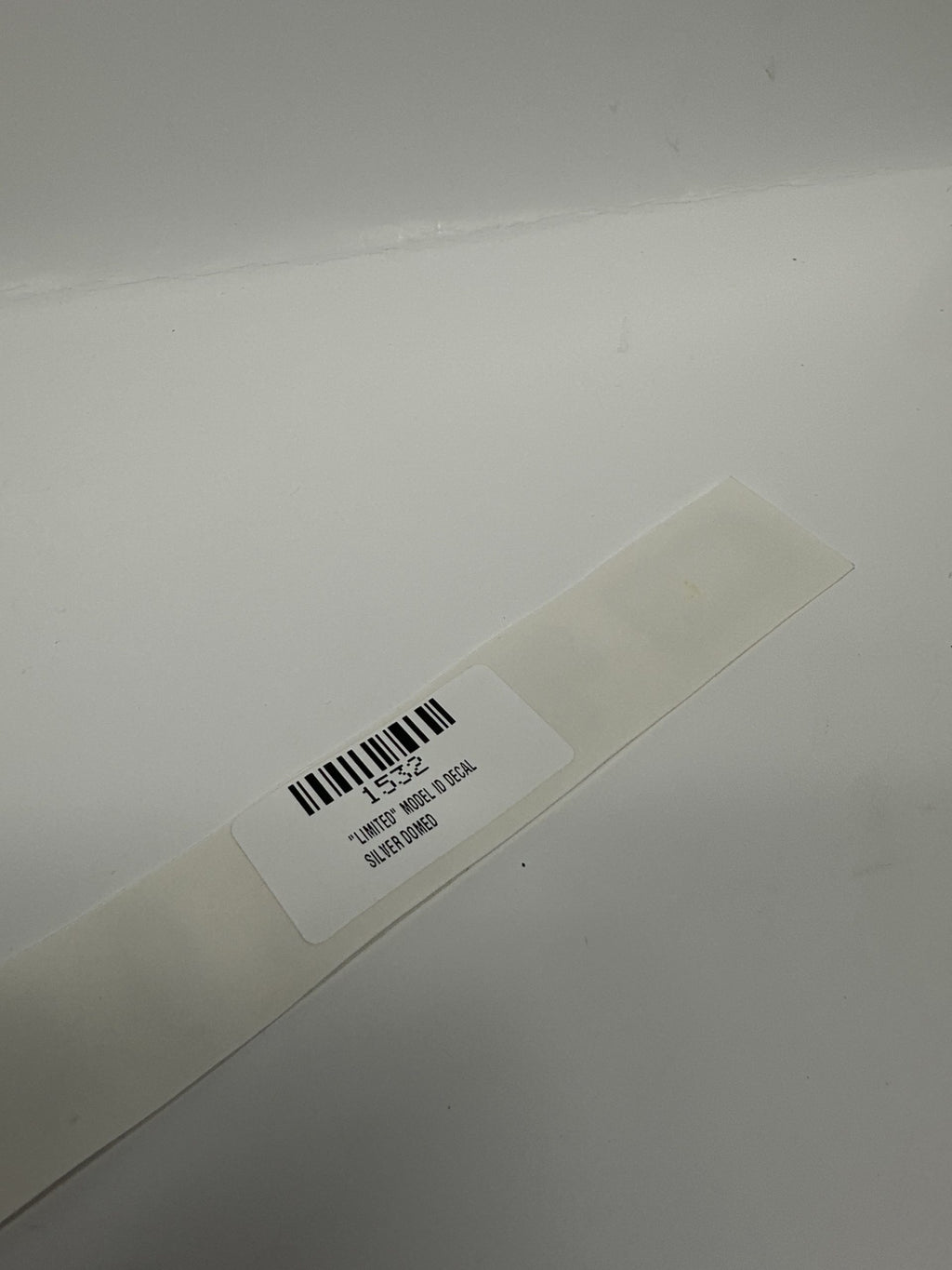OEM Silver Domed “Limited” Boat Decal – 2003+ image 0