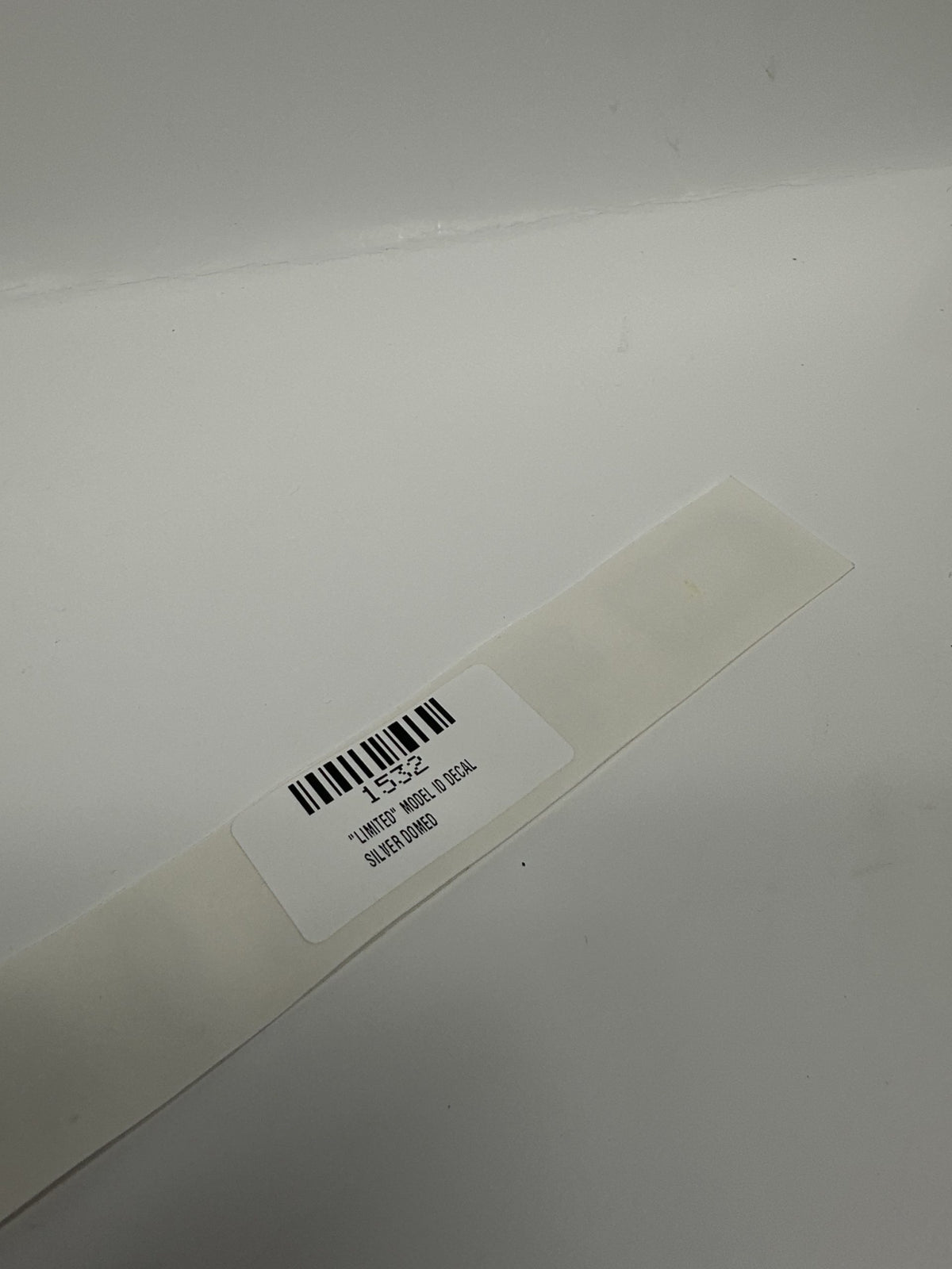 OEM Silver Domed “Limited” Boat Decal – 2003+ image 0
