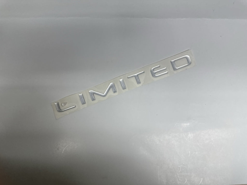 OEM Silver Domed “Limited” Boat Decal – 2003+ image 1