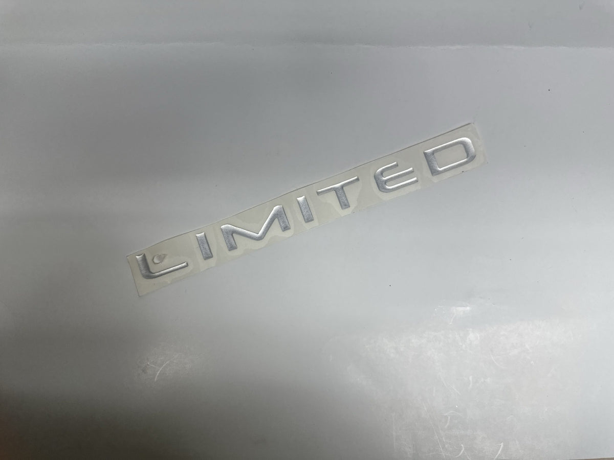 OEM Silver Domed “Limited” Boat Decal – 2003+ image 1