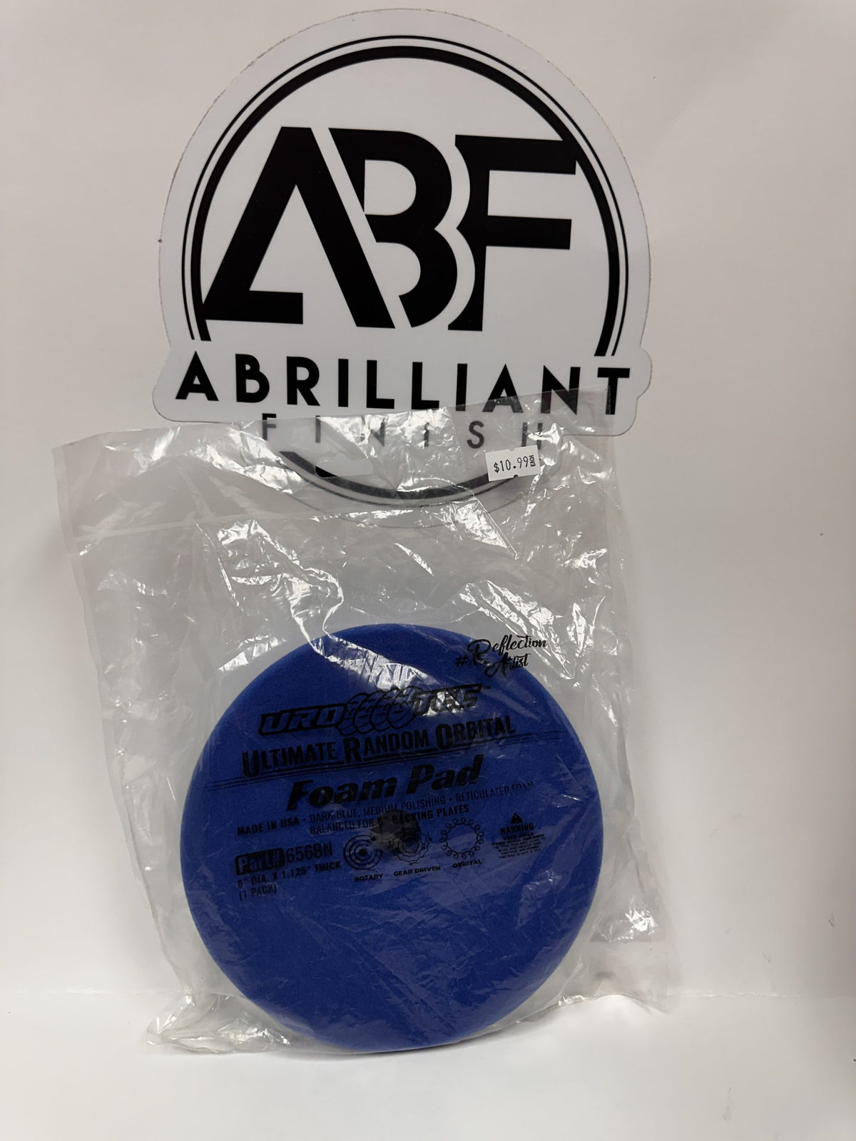 Buff and Shine URO-TEC Blue Foam Pad – 6″ image 0