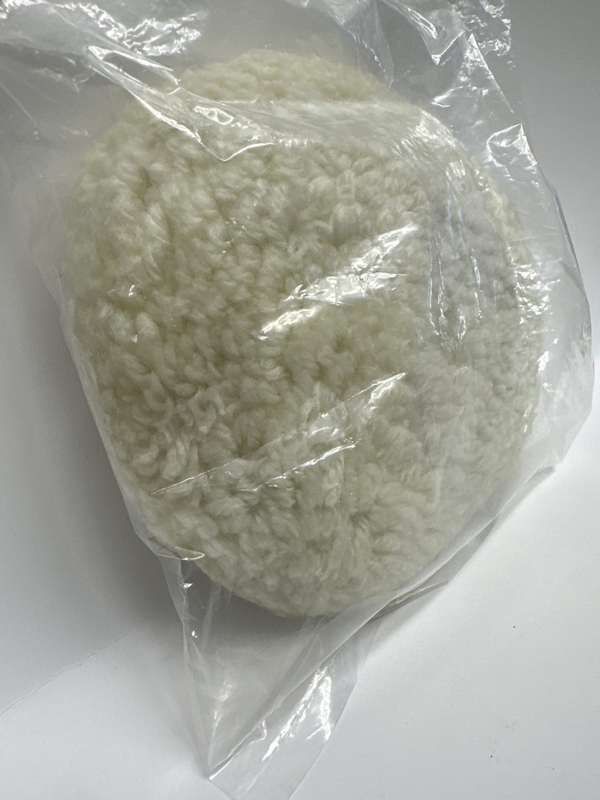 5″ Medium-Cut Wool Buffing Pad – Hook-and-Loop image 0