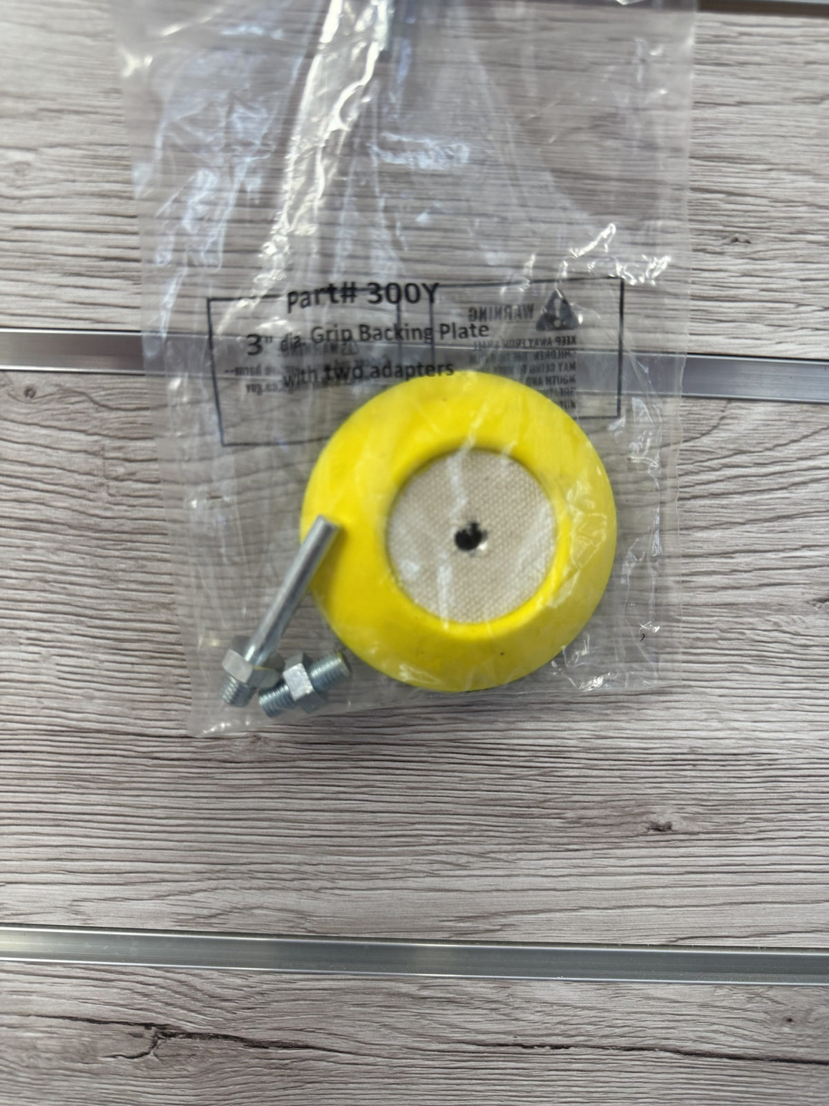 Buff and Shine 300Y 3" Flexible Backing Plate with Adapter image 0